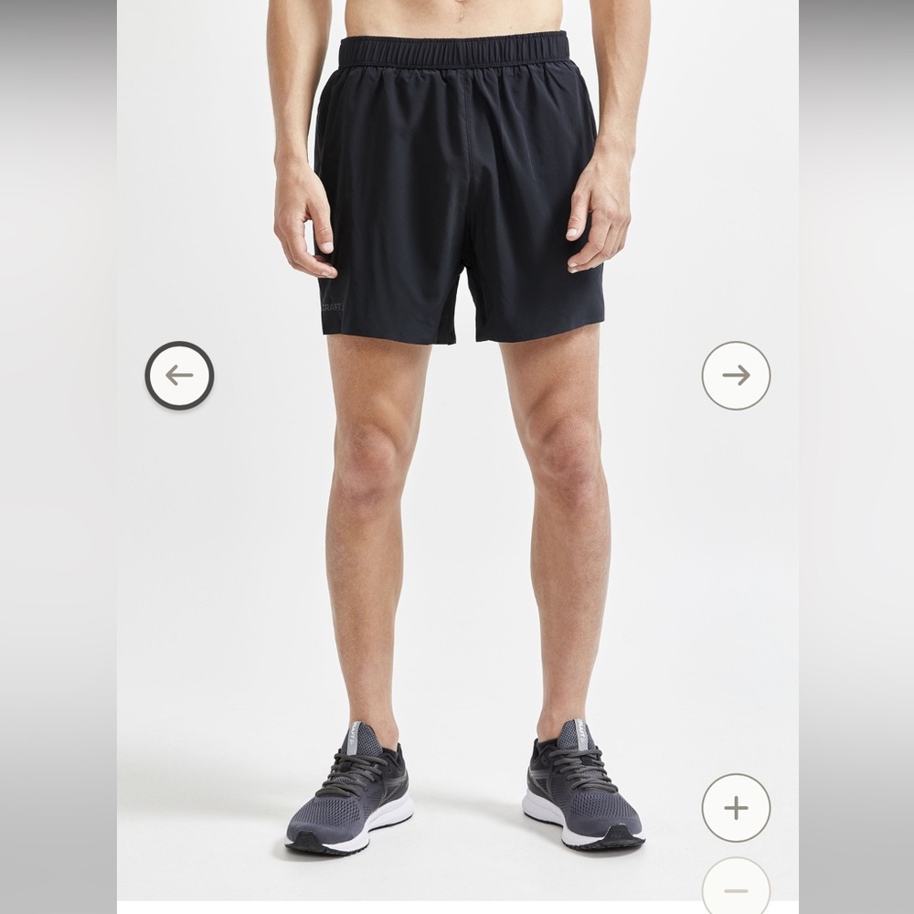 Craft Sportswear Advance Essence Stretch 5 in inseam Men's Navy Shorts Small